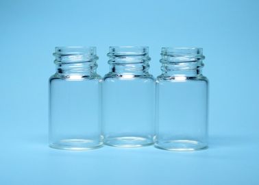 7ml cancelam recipiente superior rosqueado do tubo de ensaio da garrafa do vidro de Borosilicate o mini